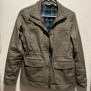 LL Bean flannel lined jacket size XS Petite